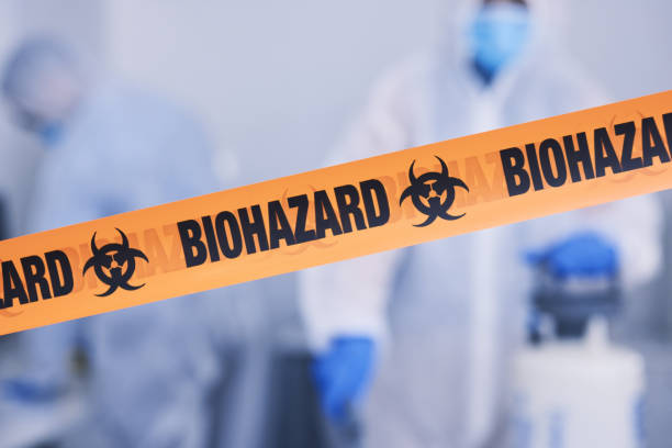 Professional Blood Cleanup technician working in North Franklin, CT